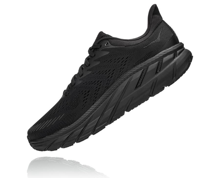 Hoka One One Tenisky Panske Čierne - Clifton 7 - 85074-ENTC